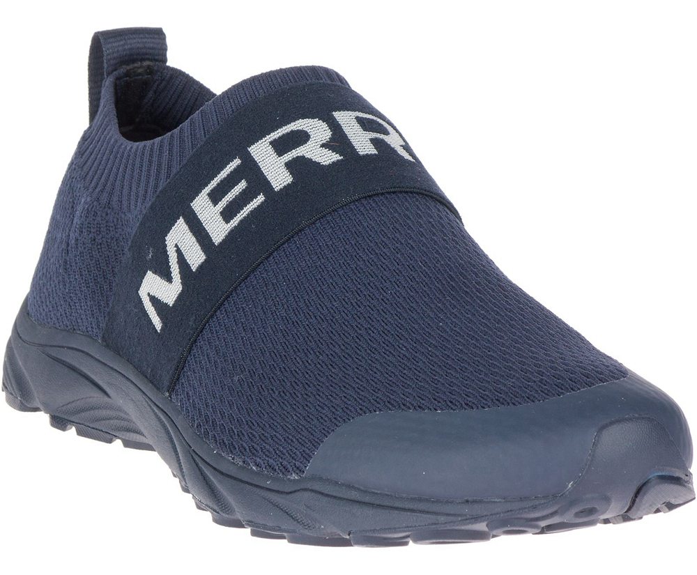 Merrell Slip Ons Męskie Granatowe - Tirana Laceless - 562489-YKU